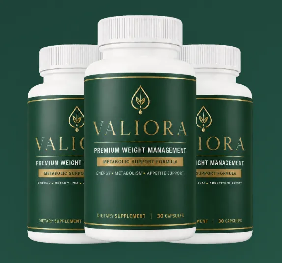 Valiora 3-bottle package ready to ship